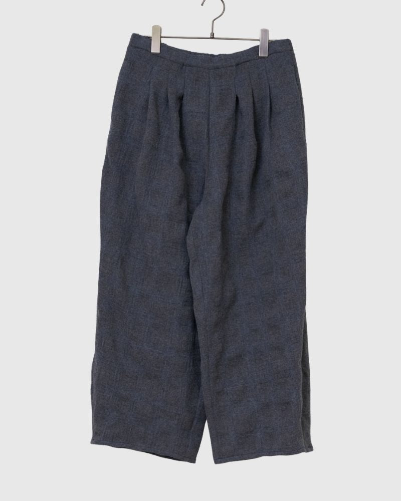 【予約】 F/W RS 021 ウールチェックパンツ（9月末 - 10月初旬）