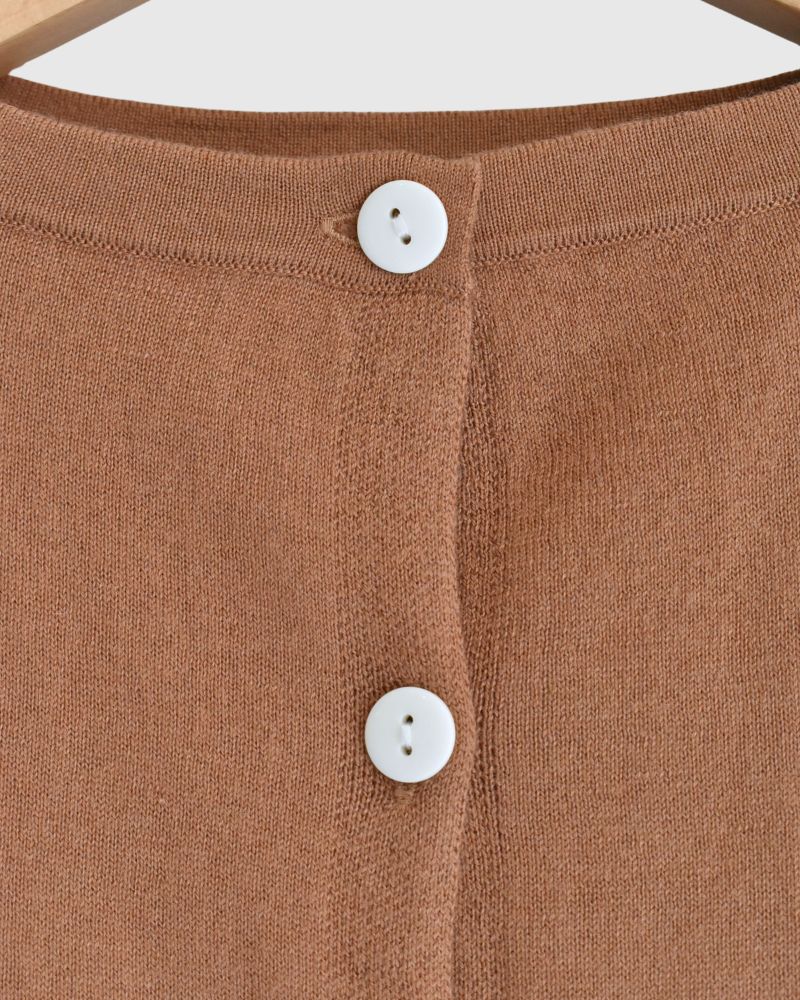 5COL 2WAY カーディガン Camel