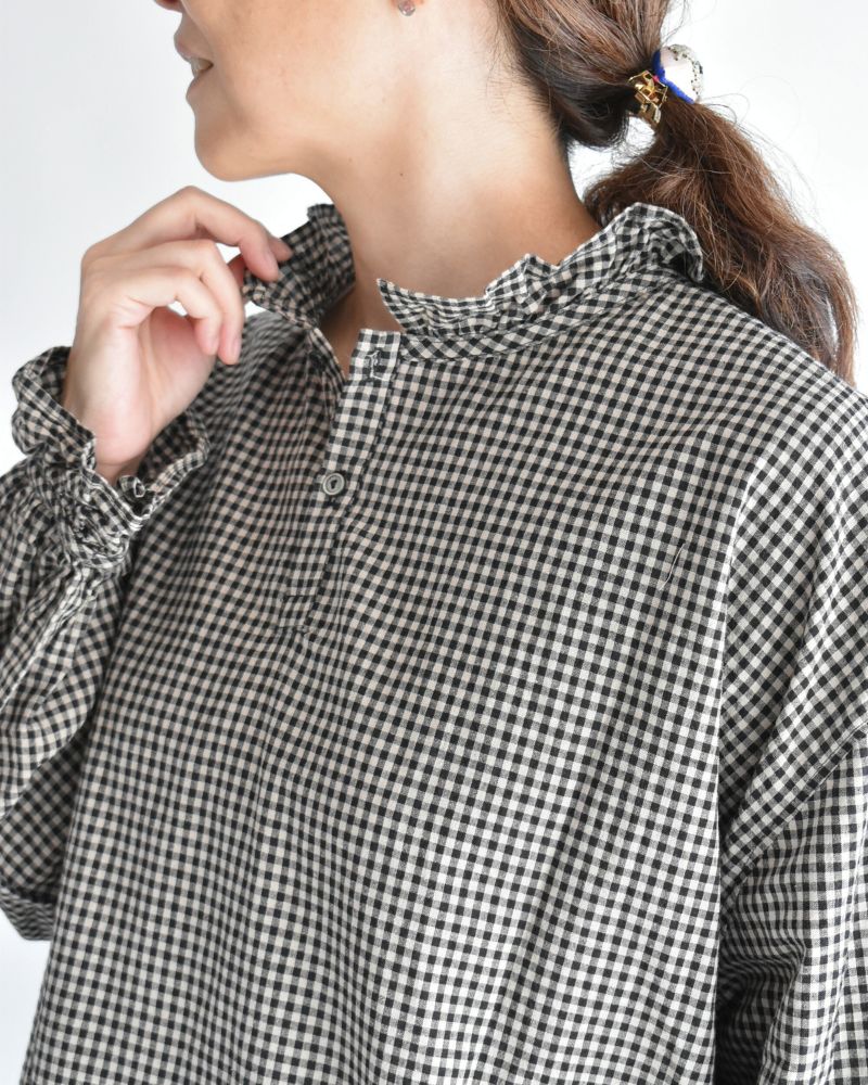 ヴィンテージカラー2wayプルオーバー Gingham