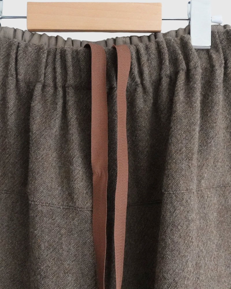 ウールパンツ Brown