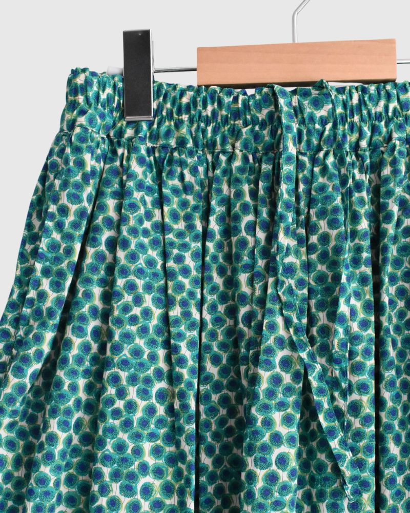 LIBERTYプリント スカート GreenFlower