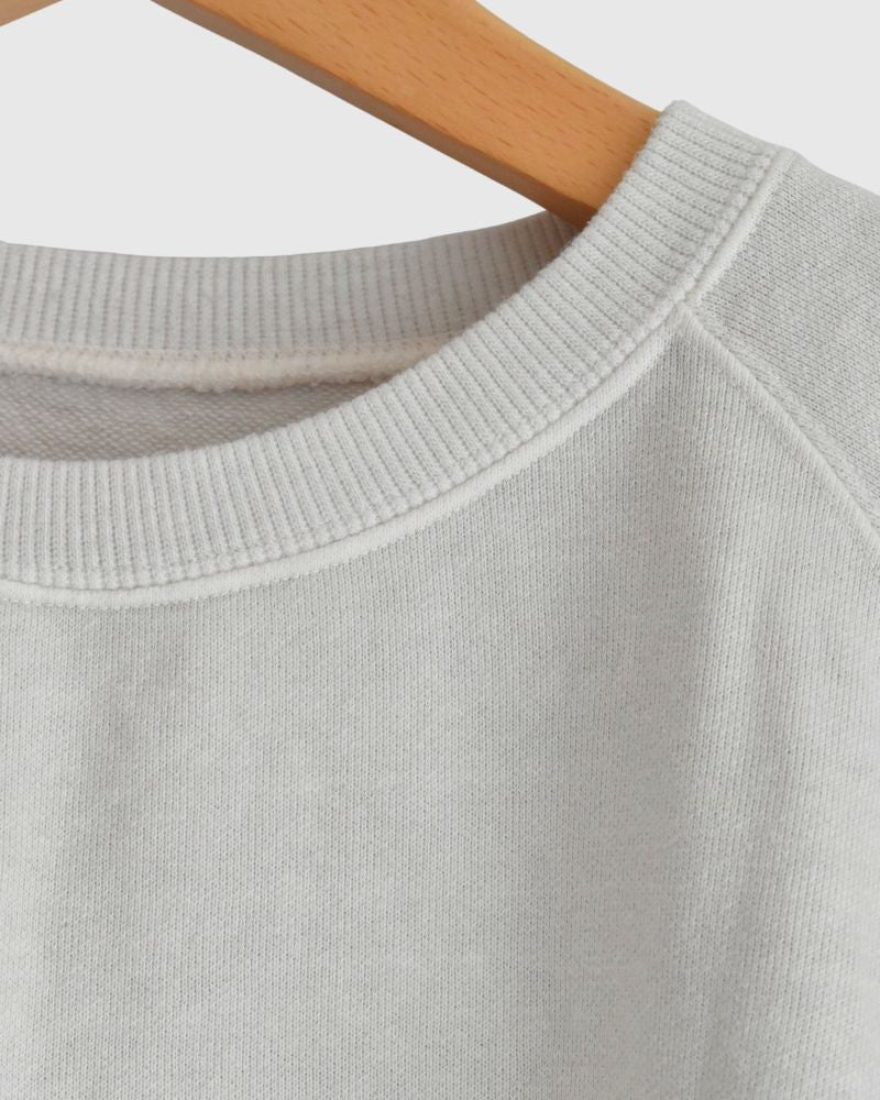 Pigment dye スウェットL/S Ivory