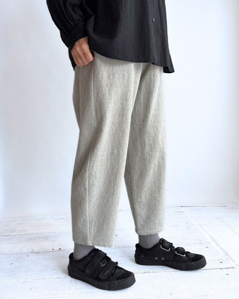 コクーンパンツ（ウール） LightGray
