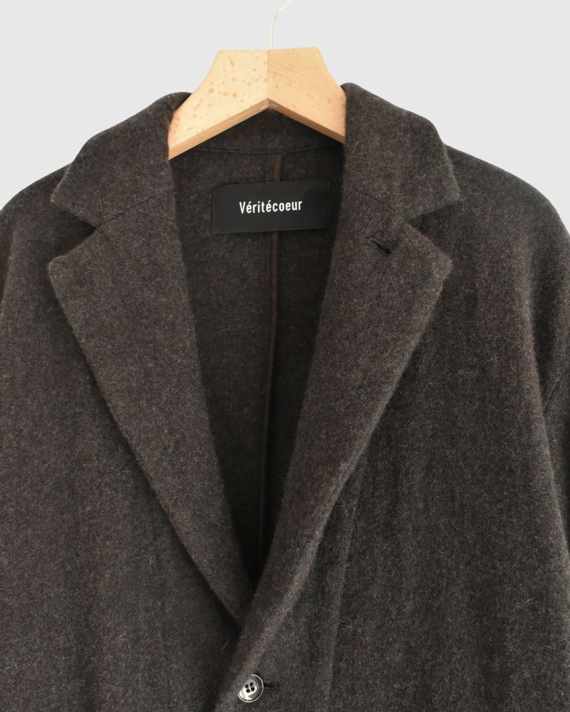 ウールテーラードジャケット Brown