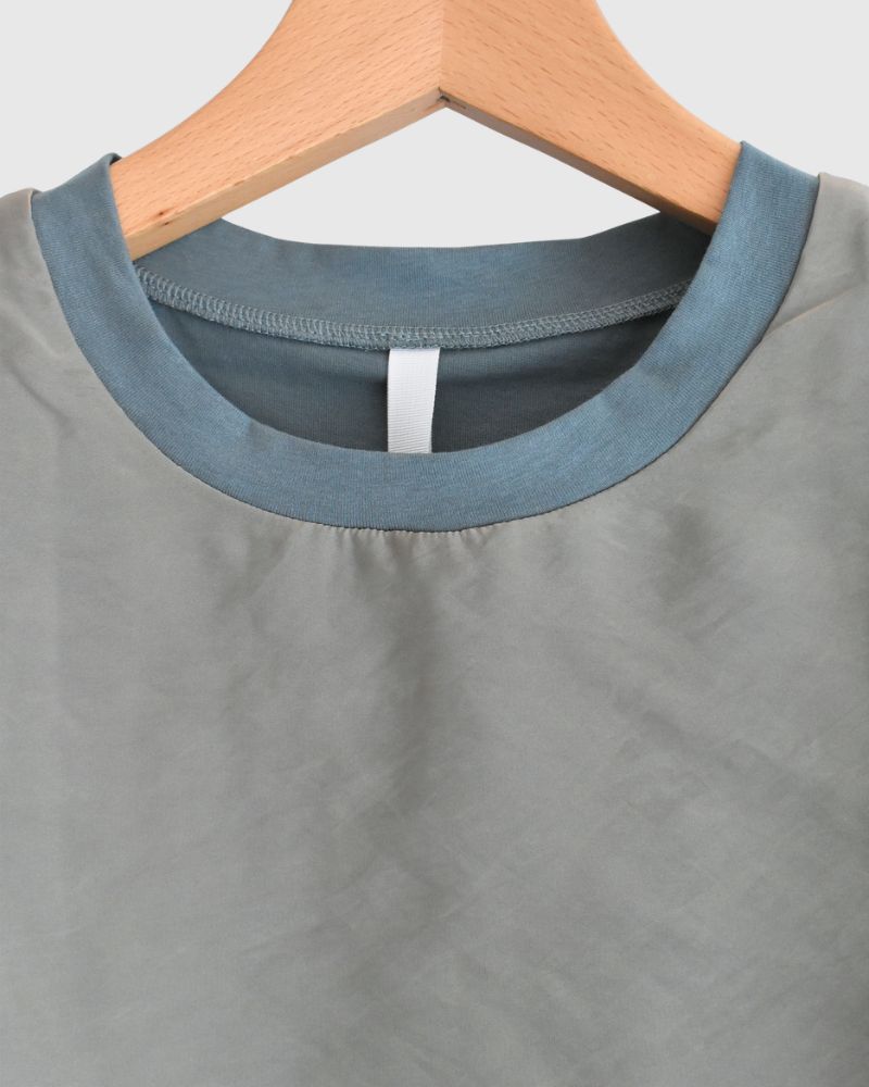 シアーレイヤードトップス 'SAN' KhakiBeige