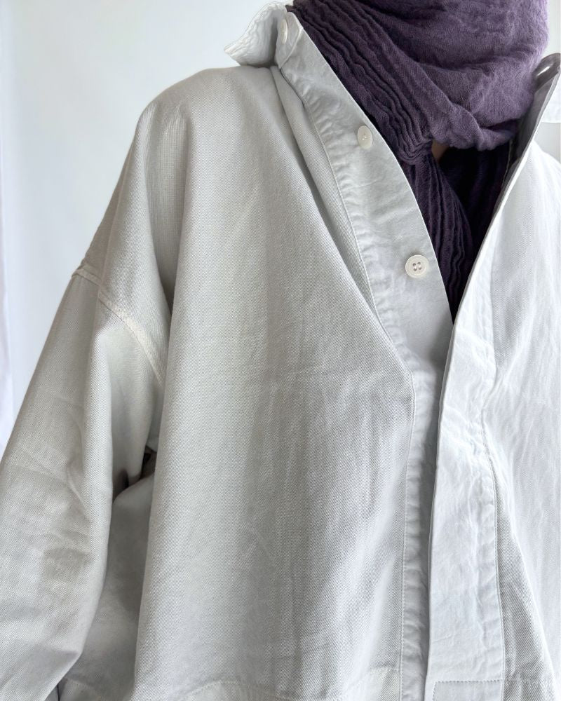 ソフトツイルシャツ IceGray