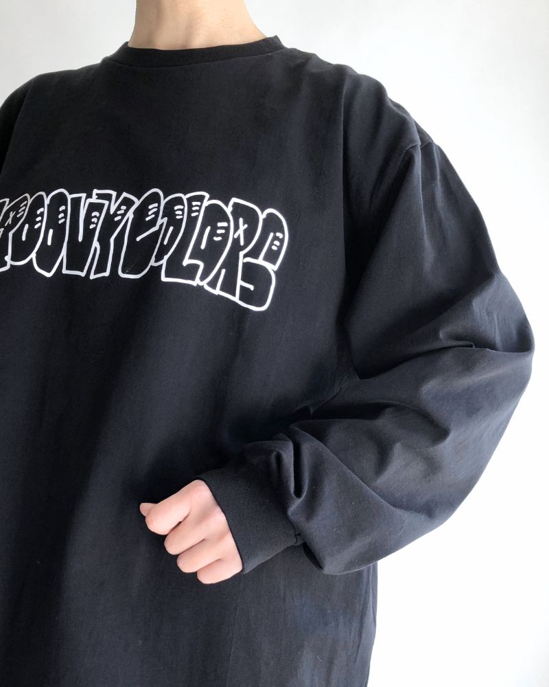 グラフィックロゴ ロングスリーブTee (MENS) Black