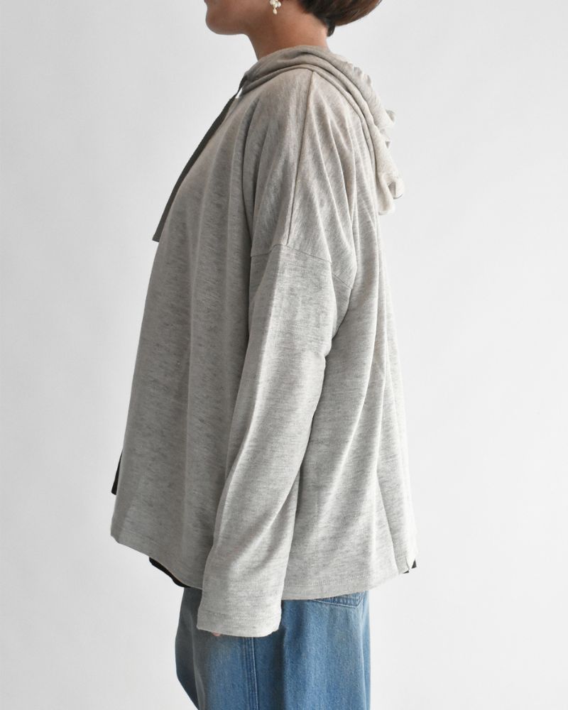 フードカーディガン（LINEN） Natura
