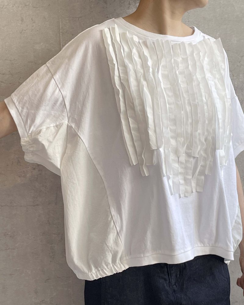【追加生産】S/S 8T010 異素材スラッシュTee （6月中旬）