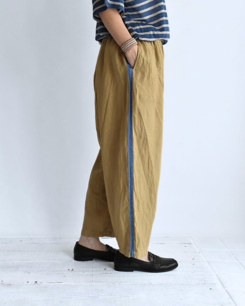 サイドラインカンフーパンツ BrownBeige