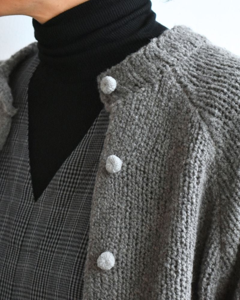 【予約】 F/W RS 027 ラグランニットカーディガン（10月初旬 - 10月中旬）
