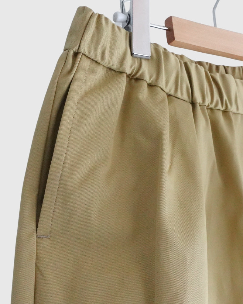 WEST POINT 2TUCK TAPERED EASY PANTS Beige