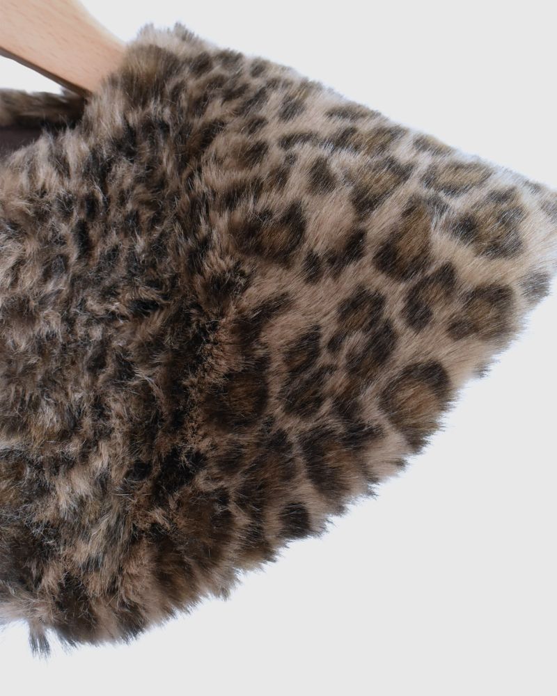 LEOPARD TIPPET Brown