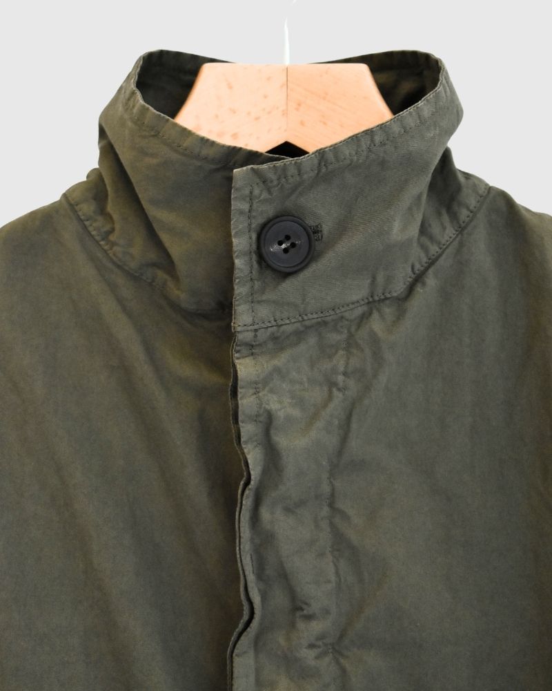 ガーメントダイショートコート Khaki