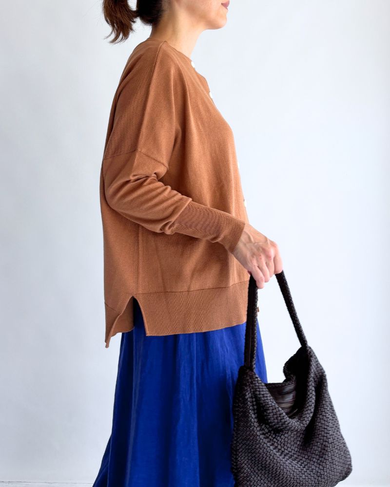 5COL 2WAY カーディガン Camel