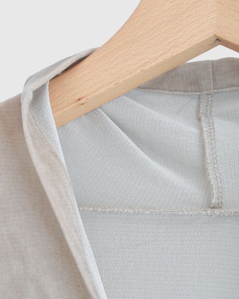 TULLE FLOCKY カーディガン Beige