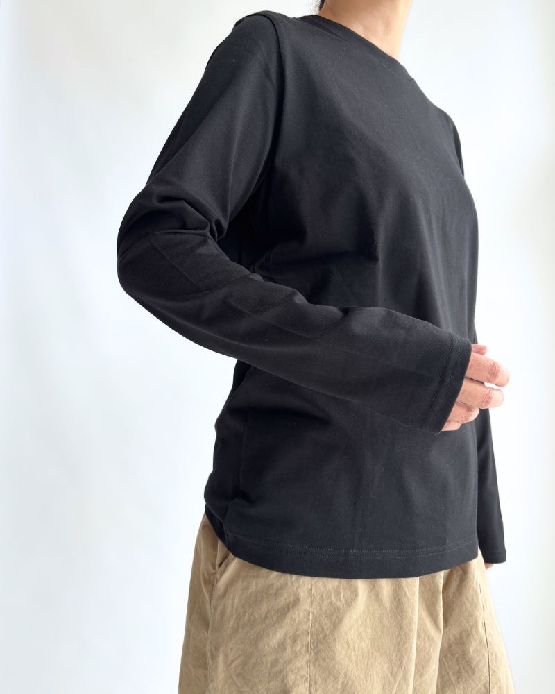 SOL ロングスリーブTee Black