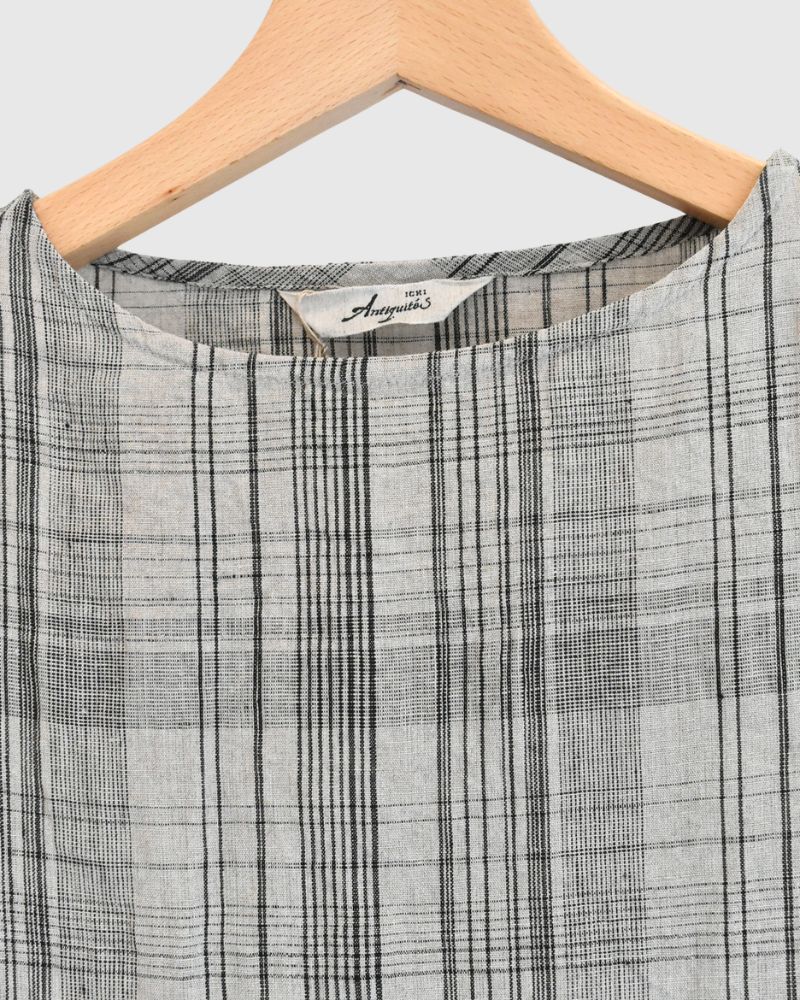 チェックドレス Natural