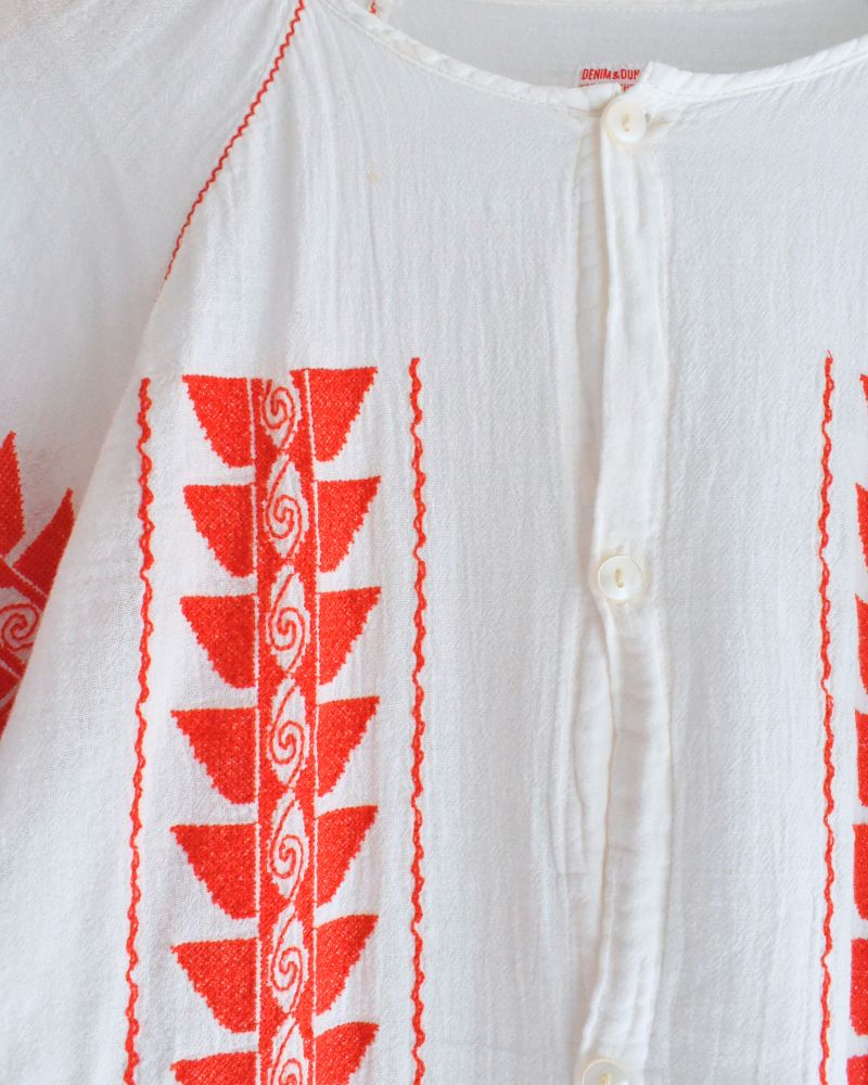 【sale】シーチングパフシシュウOP White　02