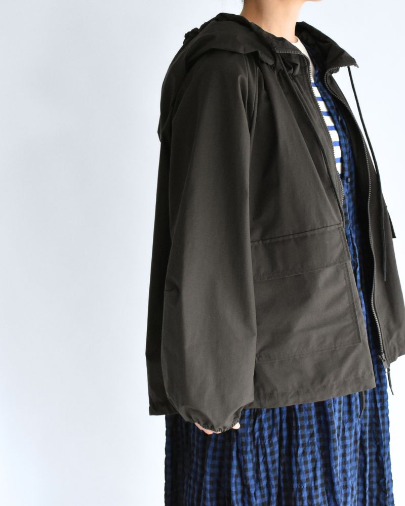 オーバーサイズ フーディジャケット Brown