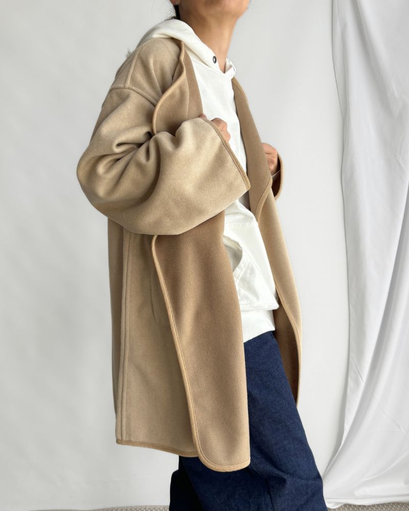 4WAY REVERSIBLE COAT 'KALIE' Beige