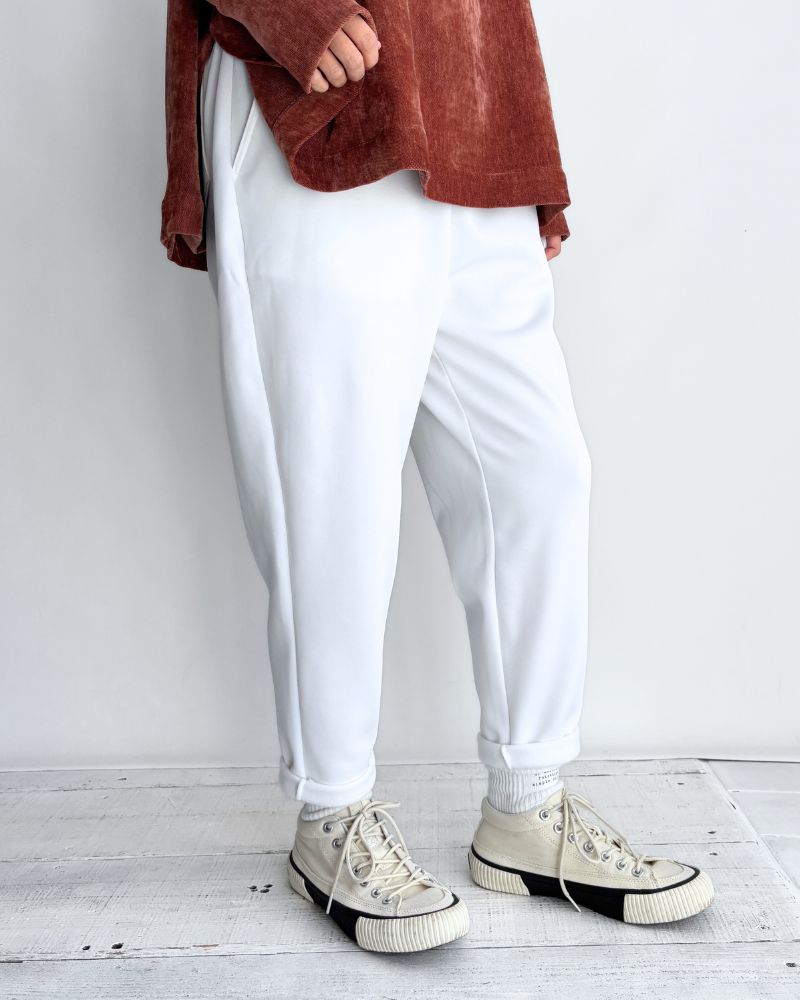 裏起毛ポンチジョッパーズトラウザー 'RUNKY' White