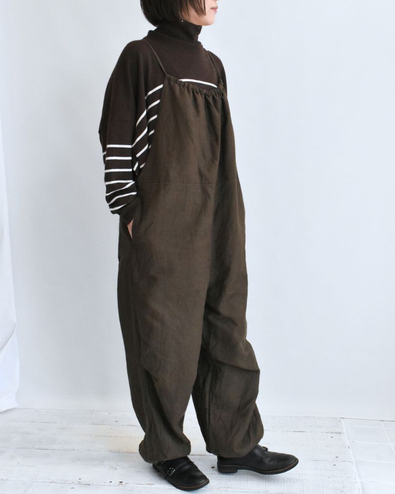 【予約】 F/W LA 516 オーディナリーモールスキンサロペット（9月末 - 10月初旬）