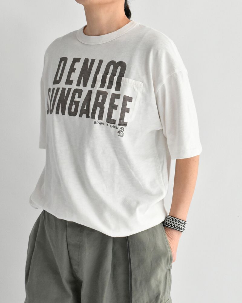 天竺 DD PENNIE Tシャツ (MENS) White