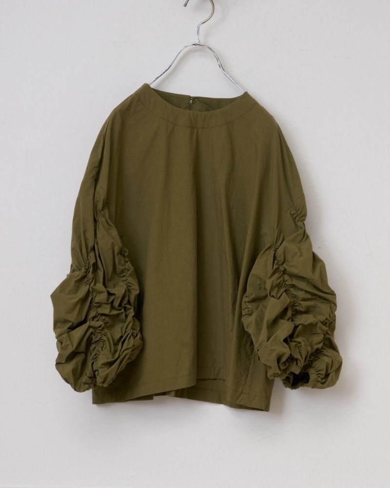 【予約】MS/F G1179 ランダムシャーリングスリーブブラウス（5月中旬 - 5月末）