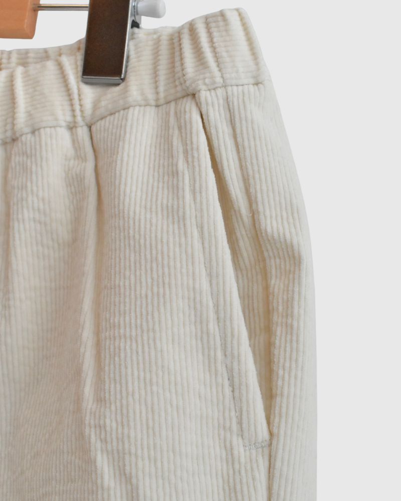 11WALE CORDUROY EASY TAPERED PANTS OffWhite