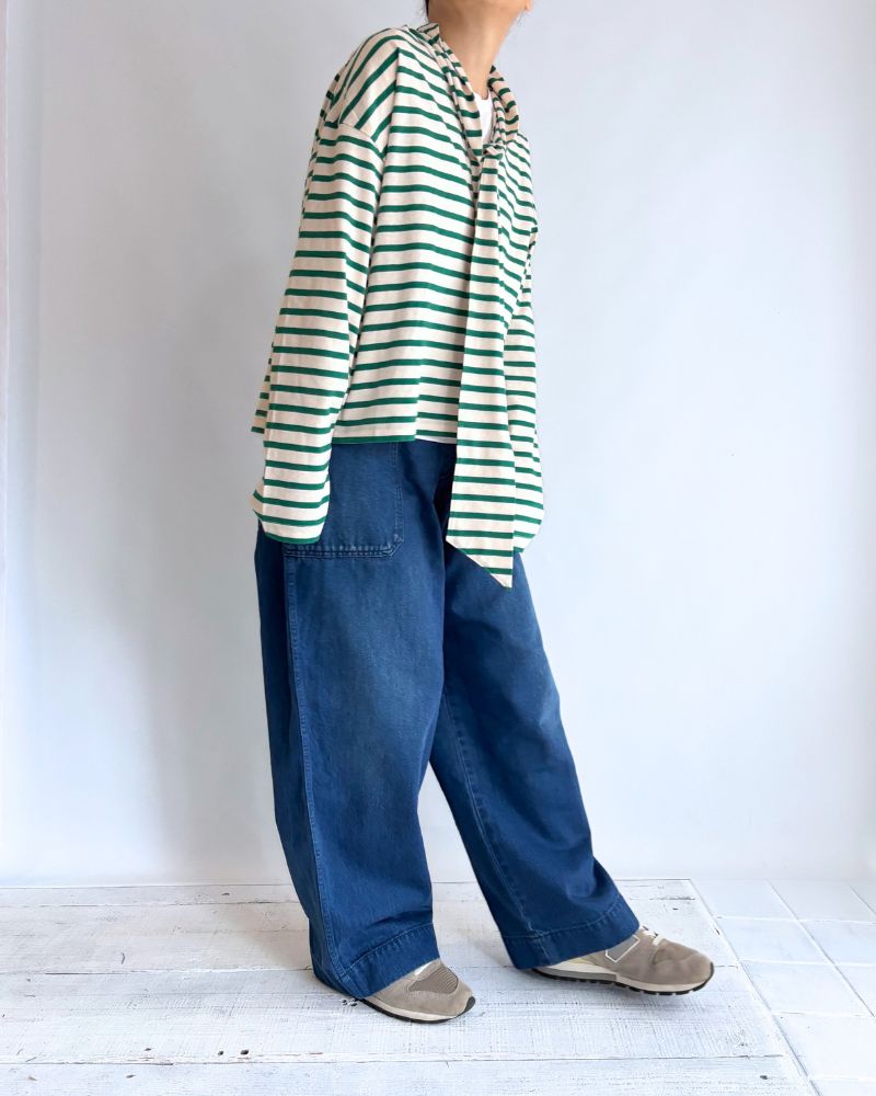 taco cotton ボーダータイ Pink/Green