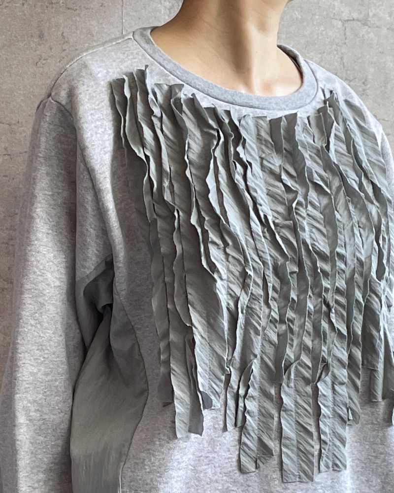 【予約】A/W 8T014 スラッシュスウェットプルオーバー（10月）