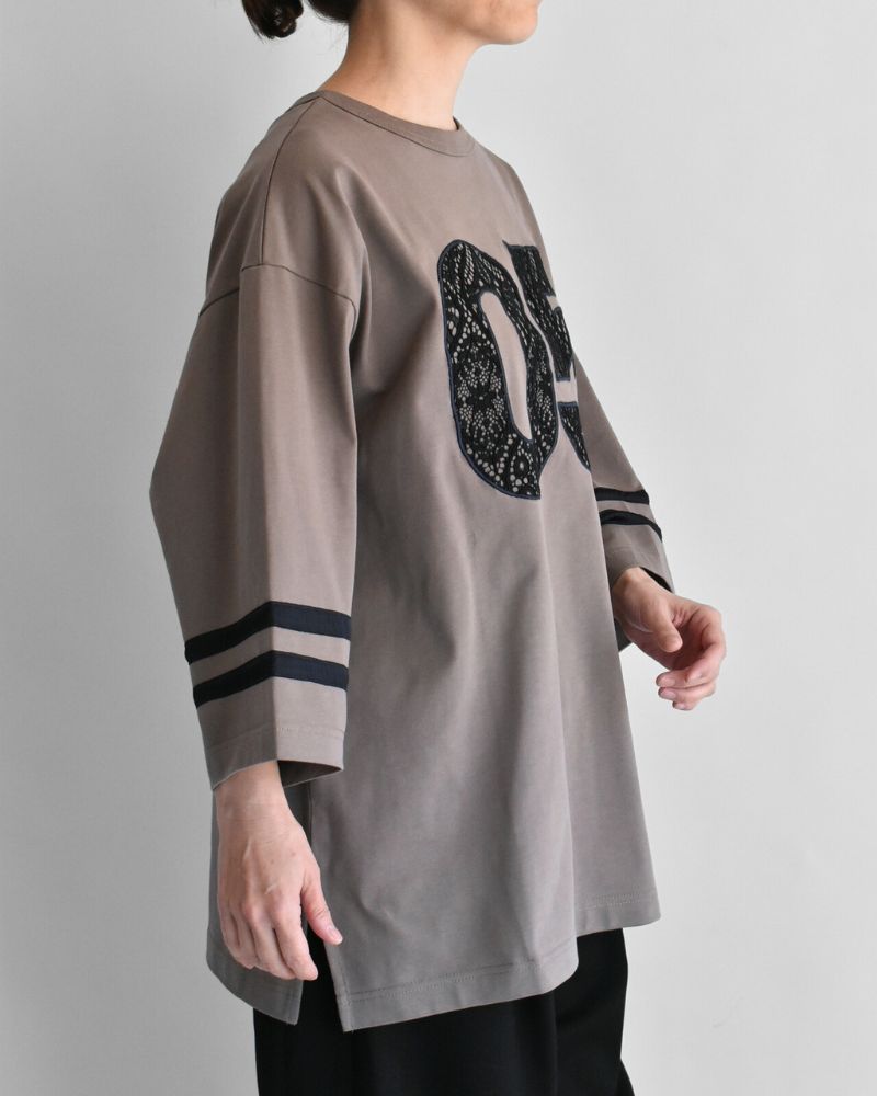 2WAYナンバリングトップ 'KEATS' Grayge