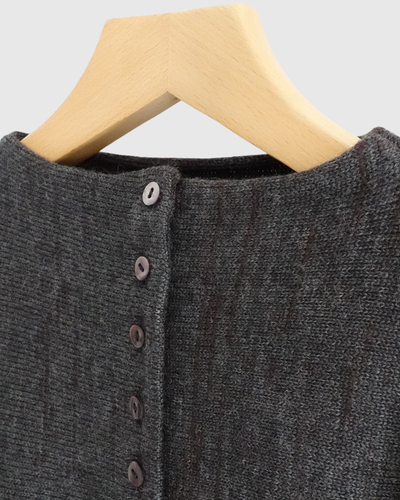 ボトルネックボイルニット Brown