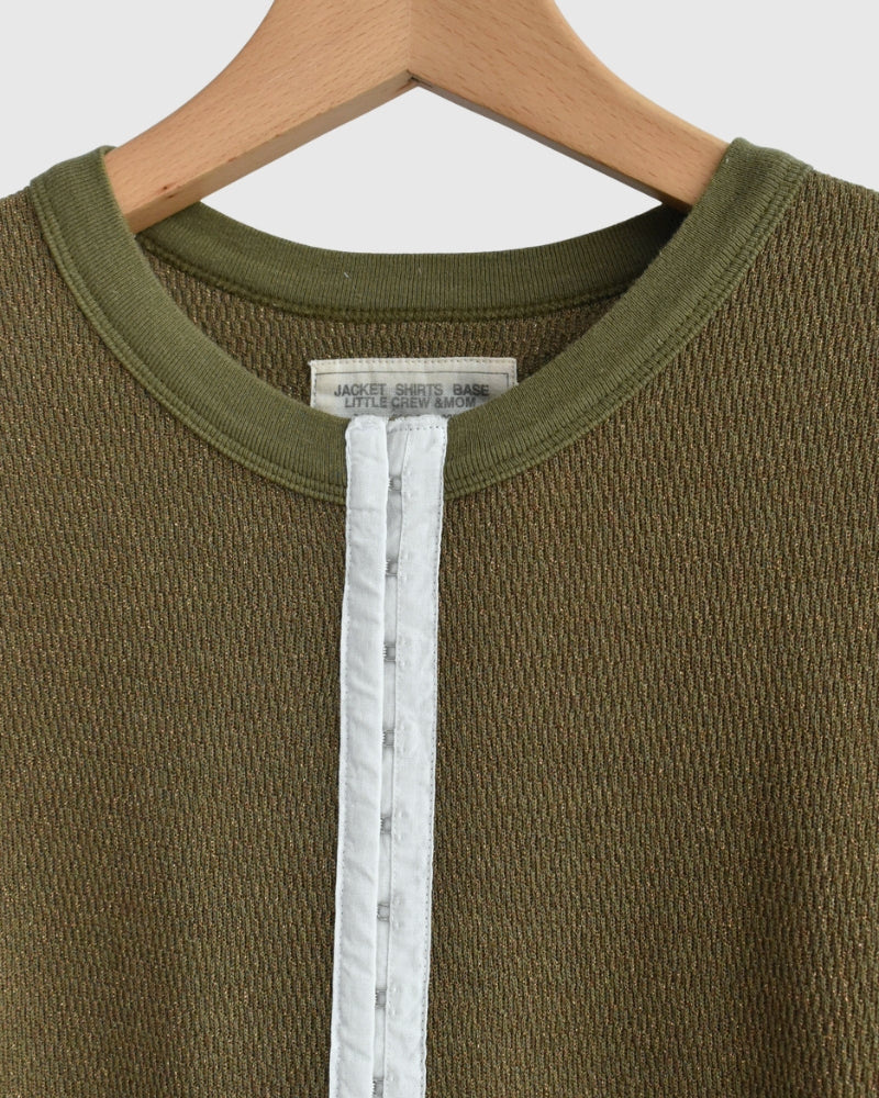 ラメサーマル リメイクカーディガン Khaki