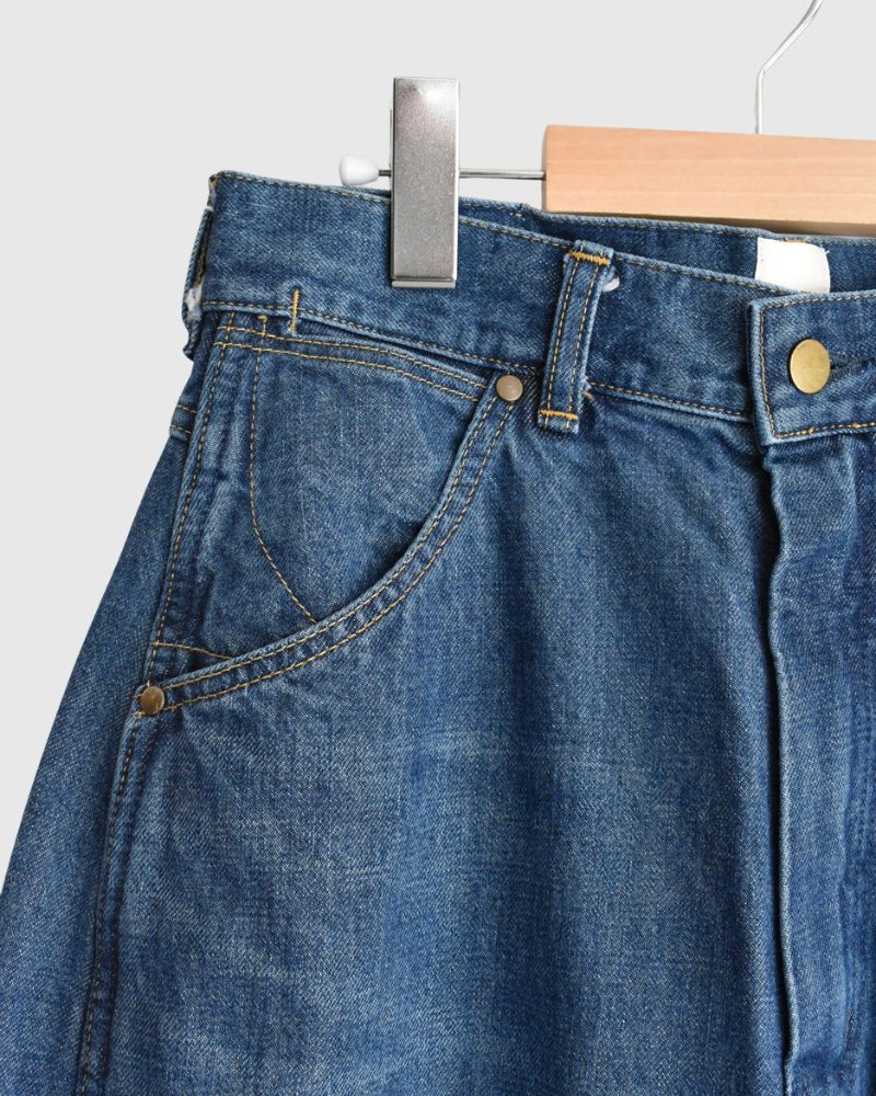 13ozムラ糸 バギーデニムパンツ VintageWash