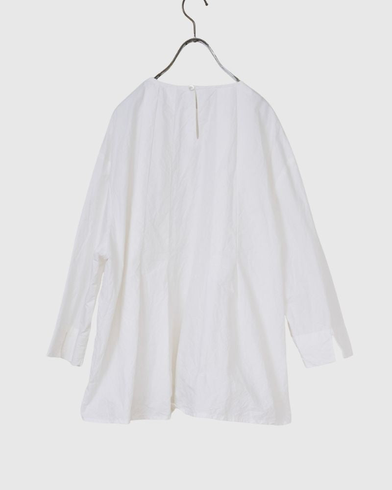 【予約】S/S R341 TUCKED BLOUSE（3月初旬 – 3月中旬）