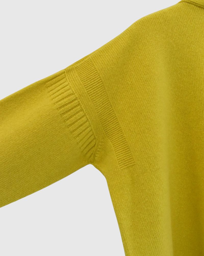 JANE Vネックカーディガン Yellow