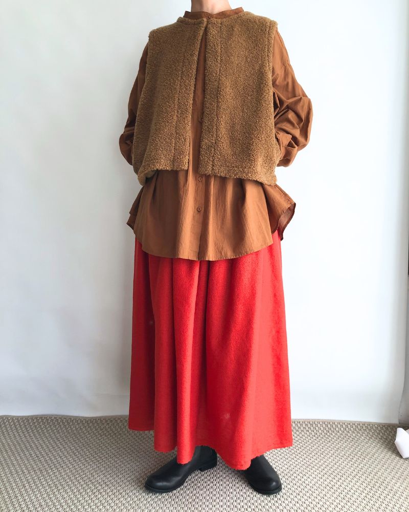 【sale】ボアベスト Brown