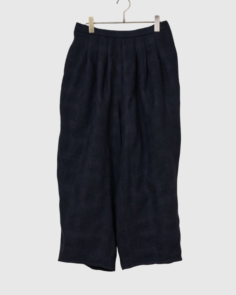 【予約】 F/W RS 021 ウールチェックパンツ（9月末 - 10月初旬）