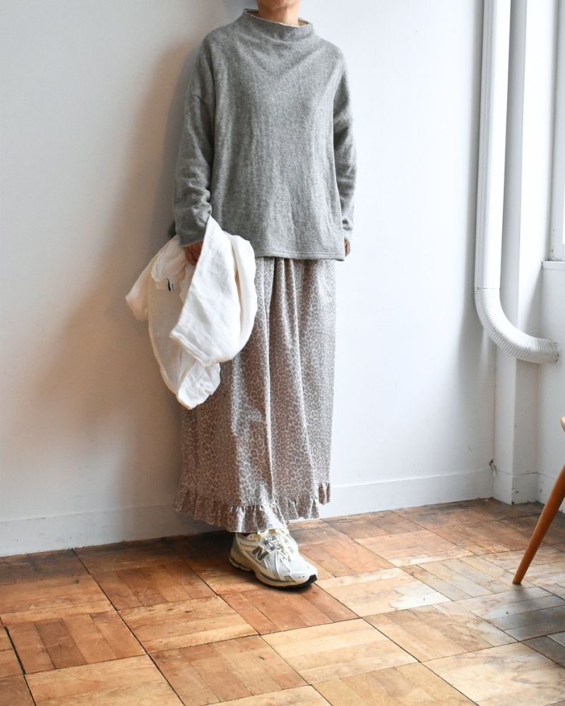 【予約】 F/W G 1231 バインディングボトルネックプルオーバー（9月中旬 - 9月末）