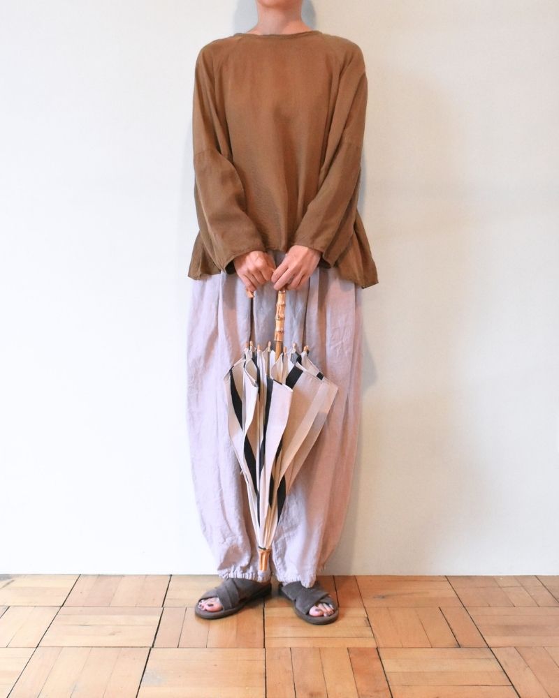 【予約】S/S G1157 OVERWRAP SLEEVE MODERNIST BLOUSE（2月中旬 – 2月末）