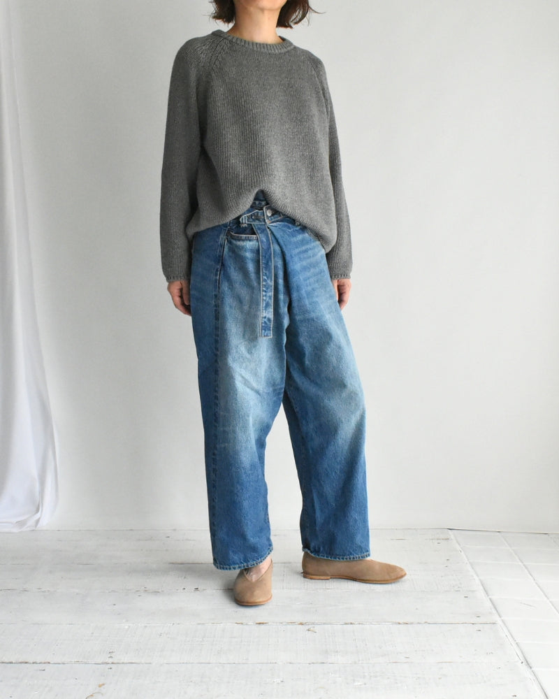 セルビッチデニムアシタックパンツ VintageBlue
