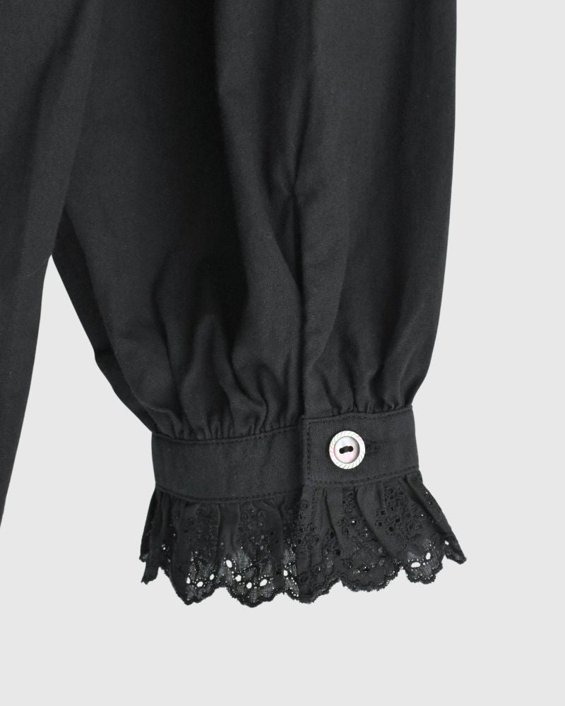 ヴィンテージレースブラウス Black