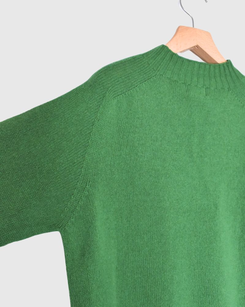 2ply Highgaze Highneck Knit Pagoda(Green)