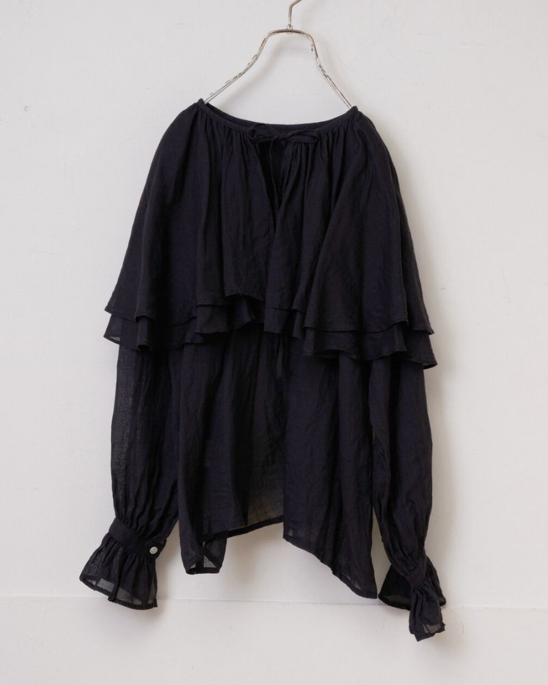 【予約】MS/F G1185 ダブルカラーピエロブラウス（6月初旬 - 6月中旬）