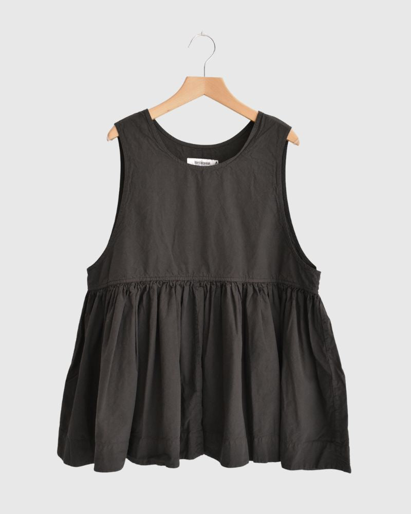 ノースリーブギャザートップス DarkBrown