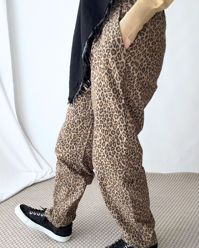 【sale】DRAW STRING PANTS Leopard