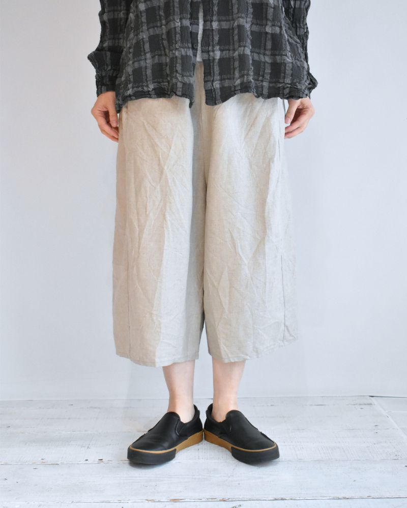 リネン オバールパンツ Beige