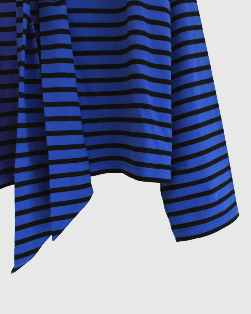 taco cotton ボーダータイ RoyalNavy/Black